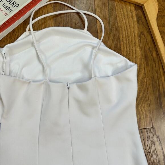 GUESS White Floral Mini Sheath Dress - Picture 4 of 9